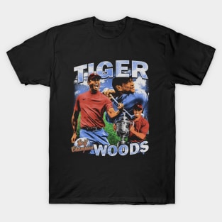 Tiger woods he's back t shirt hot sale
